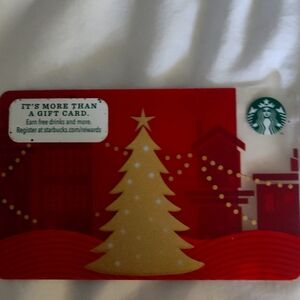 NEW 2013 Christmas Tree STARBUCKS GIFT CARD Vintage No Money For Collectors